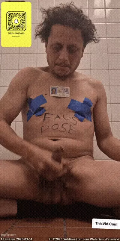 #Hentai #Exposed #Bitch #Faggot #Futa #Sissy #Futanari #Sissyfag2025 #Lolitzbj #Fags 1000074314 GIF (Image of album Faggot Billy Evans Cums))