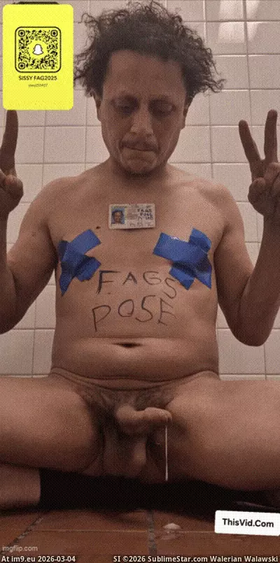 #Hentai #Exposed #Bitch #Faggot #Futa #Sissy #Futanari #Sissyfag2025 #Lolitzbj #Fags 1000074317 GIF (Изображение из альбом Faggot Billy Evans Cums))