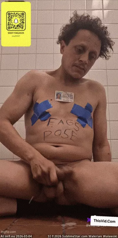 #Hentai #Exposed #Bitch #Faggot #Futa #Sissy #Futanari #Sissyfag2025 #Lolitzbj #Fags 1000074320 GIF (Изображение из альбом Faggot Billy Evans Cums))