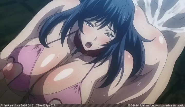  #Hitozuma  32.Kyonyuu Hitozuma Onna Kyoushi Saimin GIF (Imagen de album ryuuounaga))