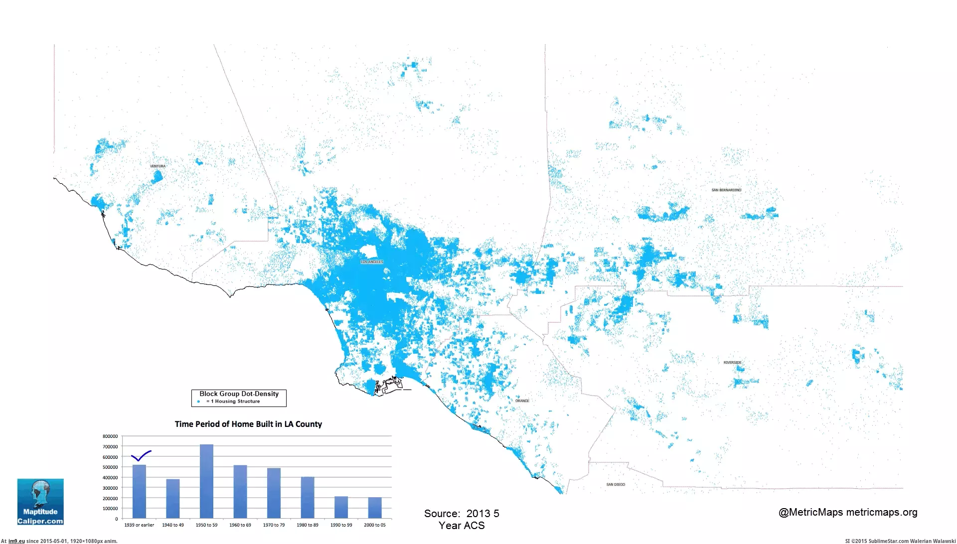 #County #Homes #Peaked #Building [Dataisbeautiful] Building Homes in LA County Peaked in the 1950's GIF (Image of album My r/DATAISBEAUTIFUL favs))