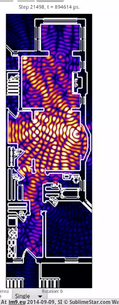 #Gifs #Apartment #Computer #Wifi #Intensity #Visualization #Generated #Signal [Dataisbeautiful] Computer generated visualization of WiFi signal intensity in an apartment [gifs] GIF (Bild von album My r/DATAISBEAUTIFUL favs))