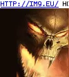 #Evil #Scull Evil Scull GIF (Obraz z album Evil, dark GIF's - avatars and horrors))
