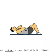 #Animated #Sit #Full Full Sit Up (animated) GIF (Imagen de album Core exercises animations))