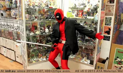 #Gifs #Deadpool #Funny [Funny] Best of Deadpool (gifs) 11 GIF (Image of album My r/FUNNY favs))