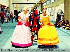 #Gifs #Deadpool #Funny [Funny] Best of Deadpool (gifs) 5 GIF (Image de album My r/FUNNY favs))