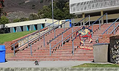 #Funny #Bail #Skateboard [Funny] Best skateboard bail ever GIF (Obraz z album My r/FUNNY favs))