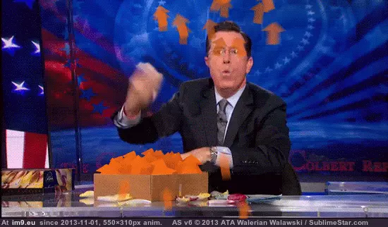 #Funny  #Colbert [Funny] Colbert GIF (Obraz z album My r/FUNNY favs))
