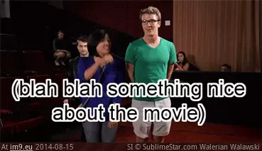 #Funny #Movie #Daniel #Surprises #Radcliffe #Showing #Fans [Funny] Daniel Radcliffe surprises his fans after a showing of his movie GIF (Imagen de album My r/FUNNY favs))