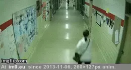 #Funny #Wife #Security #School #Camera [Funny] Security Camera at my wife's school, that's her... GIF (Bild von album My r/FUNNY favs))