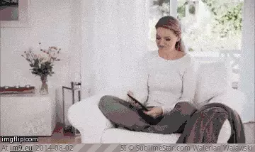 #Funny #Finish #Reading #Book [Funny] When I finish reading an e-book GIF (Image of album My r/FUNNY favs))