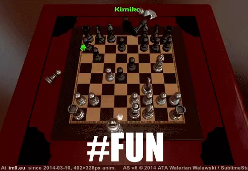 #Gaming #Finally #Simulator #Realistic #Chess [Gaming] Finally, a realistic Chess Simulator. GIF (Bild von album My r/GAMING favs))