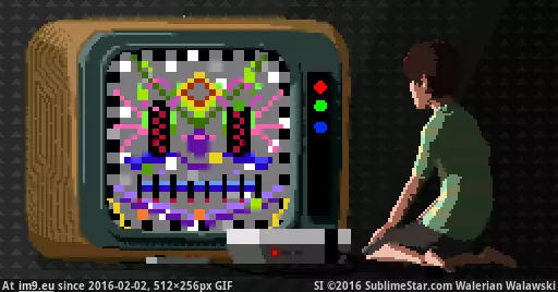 #Gaming #Glitch #Nes [Gaming] NES glitch GIF (Изображение из альбом My r/GAMING favs))