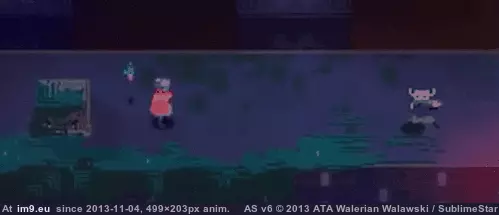 #Gaming #Light #Rocket #Hyper #Sword #Drifter [Gaming] Sword vs. Rocket [Hyper Light Drifter] GIF (Image de album My r/GAMING favs))