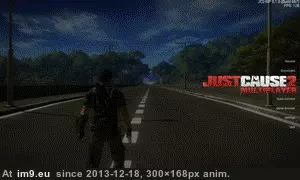 #Gaming #Out #Multiplayer #Ensign #Mod #Warp [Gaming] Take us out of here ensign, Warp 2 [Just Cause 2: Multiplayer Mod] GIF (Obraz z album My r/GAMING favs))