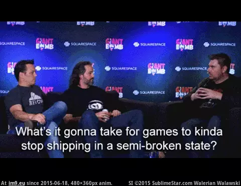 #Gaming #Question #Asked [Gaming] The most scathing question asked in all of E3 2015. GIF (Image of album My r/GAMING favs))