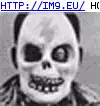 #Head #Skull Head Skull GIF (Image of album Evil, dark GIF's - avatars and horrors))