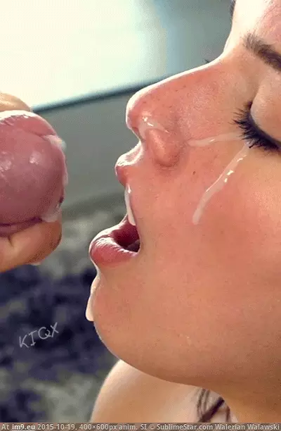 #Facial #Huge HUGE Gif - facial GIF (Image de album Porn pics mix by cumGirl69))