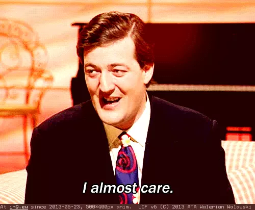 #Ialmostcare  ialmostcare GIF (Image of album reaction))