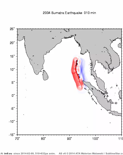#Indian #Tsunami #Ocean #Earthquake [Mapporn] 2004 Indian Ocean earthquake and tsunami [GIF] [405x503] GIF (Image of album My r/MAPS favs))