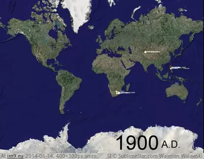 #400x300 #Sites #Battle [Mapporn] Battle Sites from 1900-1950 [400x300][GIF] GIF (Imagen de album My r/MAPS favs))