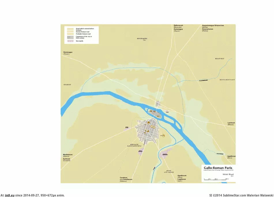 #City #950x672 #Paris #Expansion [Mapporn] [GIF] Expansion of the city of Paris from 300 A.D to 1850 A.D [950x672] GIF (Image de album My r/MAPS favs))