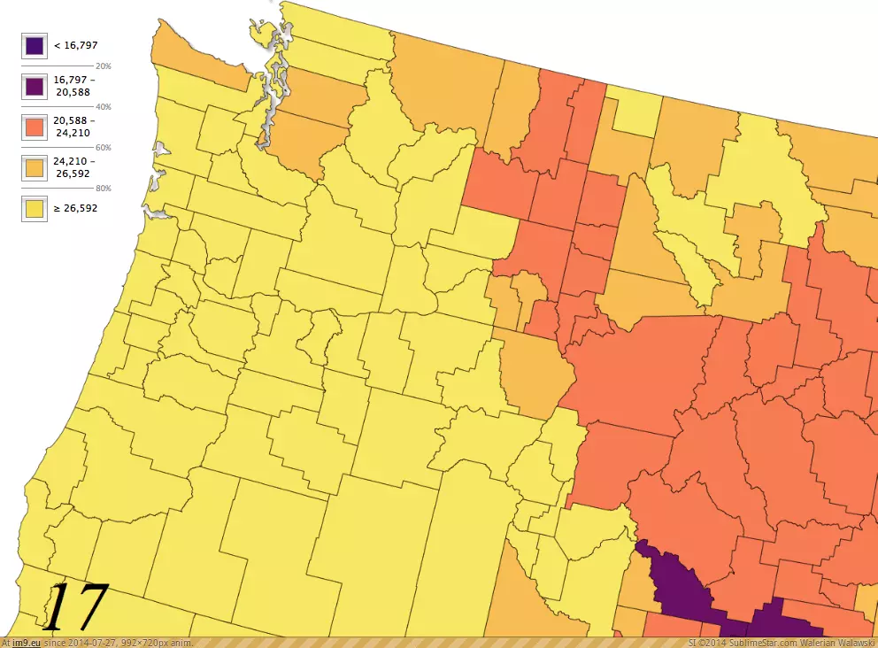 #May #Average #Helens #992x720 #Daily #Sunlight #Explosion [Mapporn] [OC] Average Daily Sunlight - Mt. St. Helens Explosion May 18, 1980 [992x720] [GIF] GIF (Image of album My r/MAPS favs))