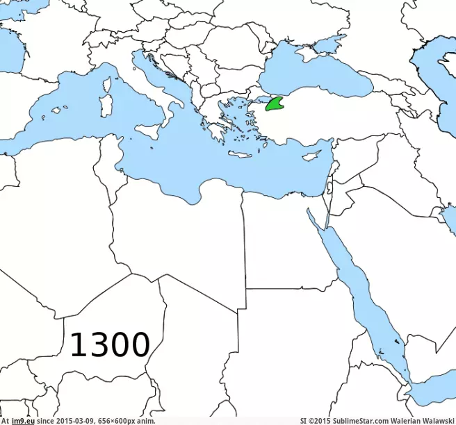 #Fall #Rise #Ottoman #Empire [Mapporn] The Rise and fall of the Ottoman Empire [656x600] GIF (Bild von album My r/MAPS favs))