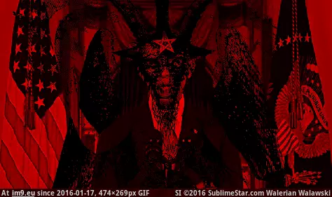 #Obama  #Baphomet Obama-Baphomet GIF (Image of album Rehost))