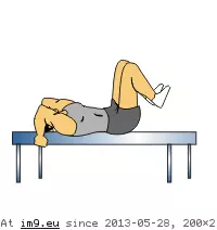 #Animated #Crunch #Bench Pt Bench Crunch (animated) GIF (Imagen de album Core exercises animations))
