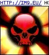#Red #Skull Red Skull GIF (Obraz z album Evil, dark GIF's - avatars and horrors))
