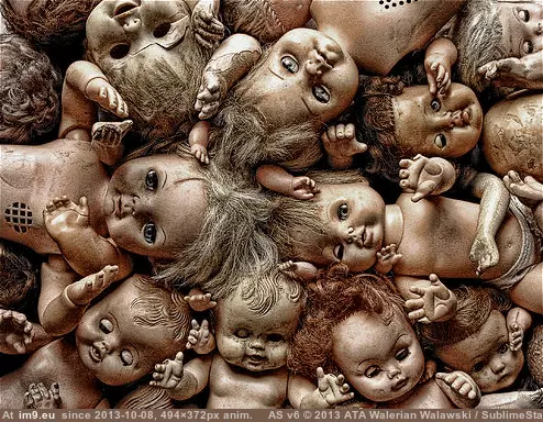 #Old #Pile #Scary #Dolls Scary pile of Old Dolls GIF (Image of album Rehost))