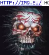 #Red #Skull #Eyes Skull Red Eyes GIF (Obraz z album Evil, dark GIF's - avatars and horrors))