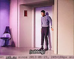 #Spock  #Sobbing sobbing spock GIF (Изображение из альбом reaction))