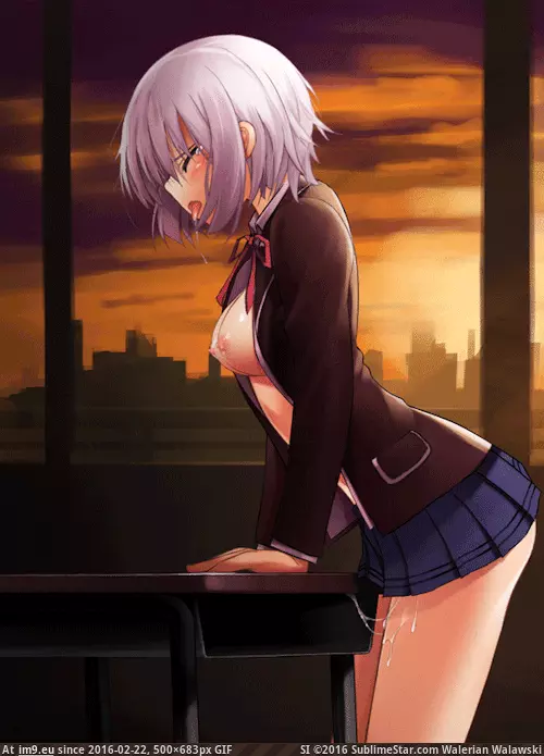 #500x683 #Animated tumblr_ndh6ofsmDq1s380a4o4_500 GIF (Изображение из альбом Hentai Ecchi and Cosplay))