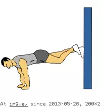#Animated  #Wallhipflexion Wallhipflexion (animated) GIF (Image of album Core exercises animations))