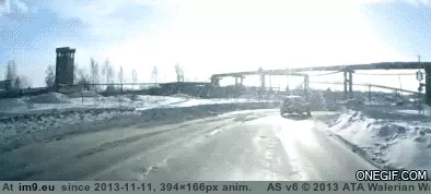 #Wtf #Russia #Driving #Road [Wtf] Driving down the road in Russia. GIF (Image of album My r/WTF favs))
