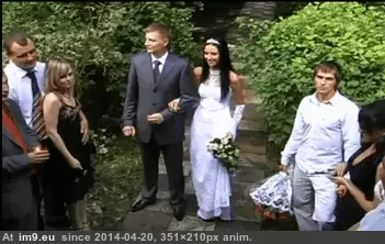 #Wtf #Guy #Accidentally #Interrupts #Russian #Wedding [Wtf] Guy accidentally interrupts a Russian wedding GIF (Image of album My r/WTF favs))