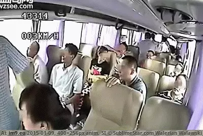 #Wtf #Roll #Crash #Bus [Wtf] Inside of a bus during a roll-over crash GIF (Imagen de album My r/WTF favs))