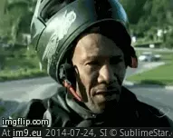 #Wtf #Crashes #Motorcyclist #Interview [Wtf] Motorcyclist gives interview on crashes. See what happens next GIF (Image of album My r/WTF favs))