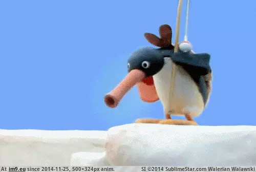 #Wtf  #Pingu [Wtf] Pingu [NSFW] GIF (Imagen de album My r/WTF favs))