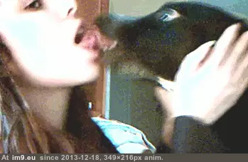 #Wtf #Dog #She #Love [Wtf] She must really love her dog... GIF (Image of album My r/WTF favs))
