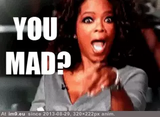 #Funny #You #Oprah #Winfrey #Face #Mad You Mad? (Oprah Winfrey funny face) GIF (Obraz z album Rehost))